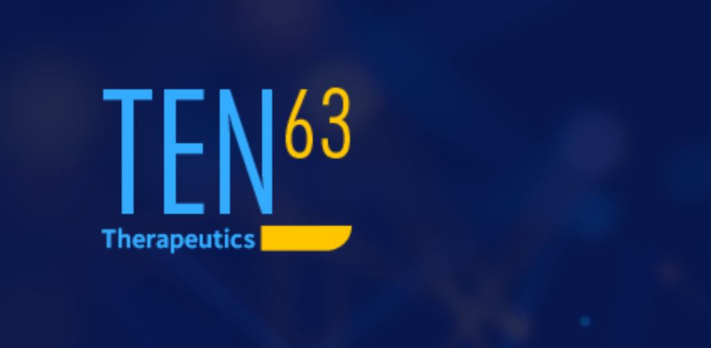 ten63 logo blue background